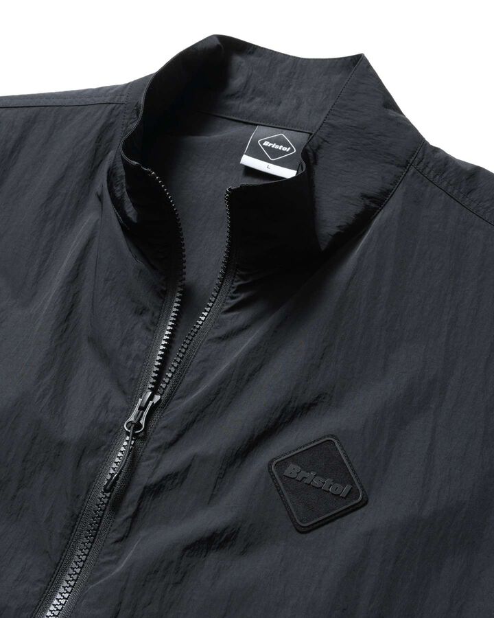 BIG LOGO NYLON STAND COLLAR BLOUSON,BLACK, medium image number 2