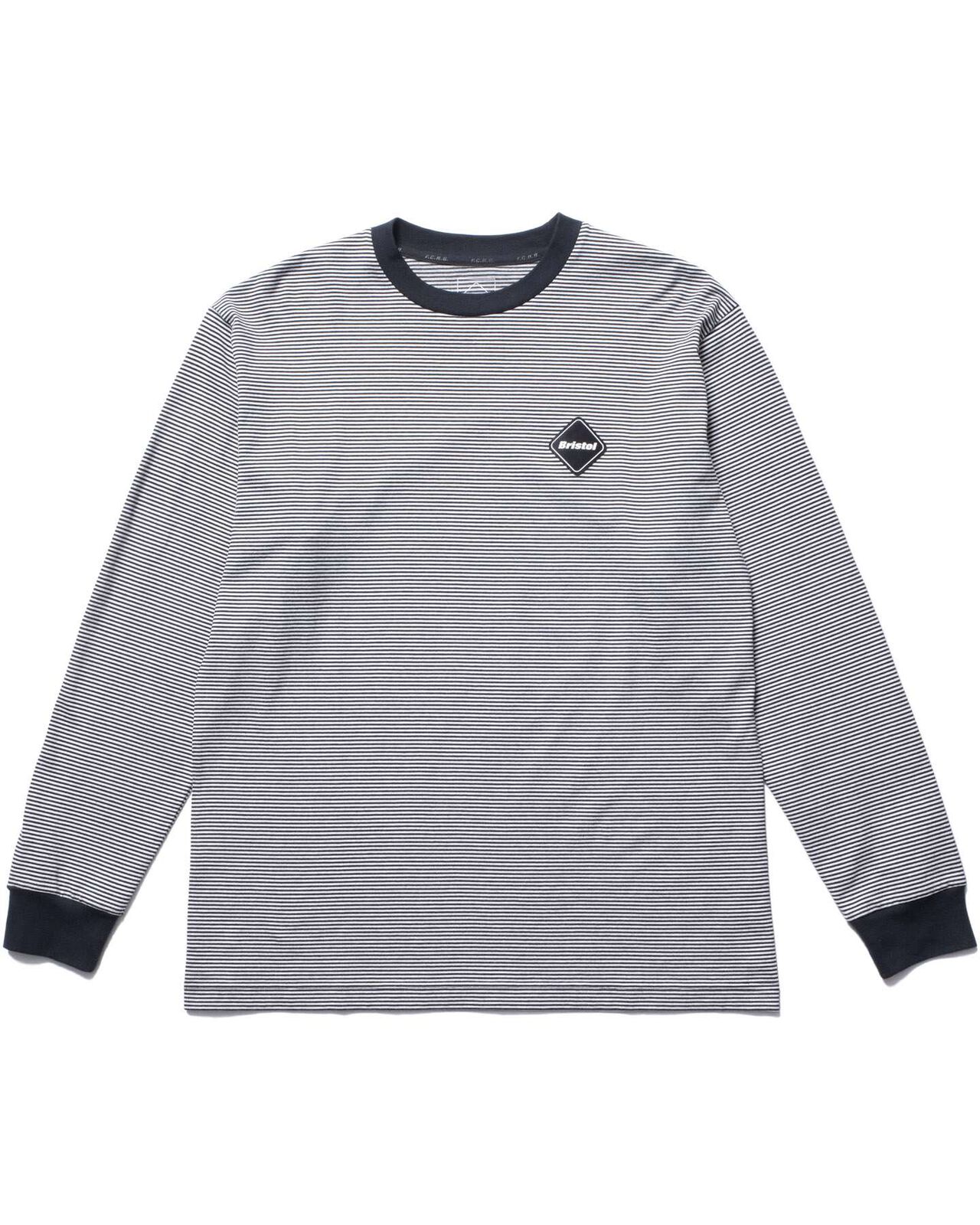 BORDER L/S TEE,BLACK, large image number 0
