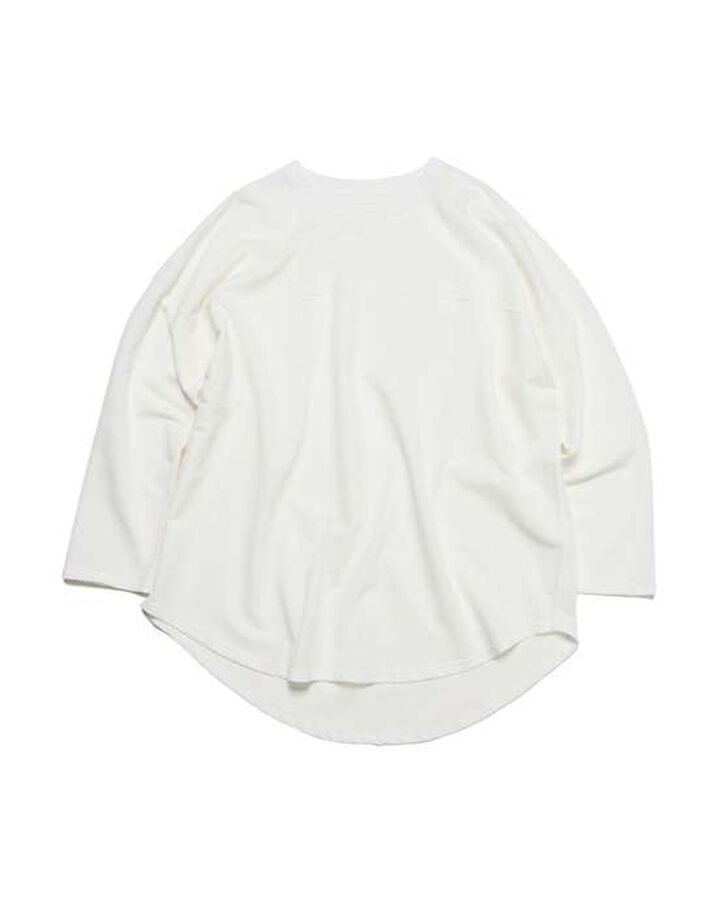 WIDE FOOTBALL TEE,WHITE, medium image number 0