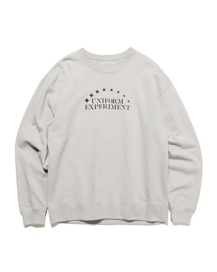 STENCIL LOGO SWEATSHIRT,LIGHT GRAY, medium