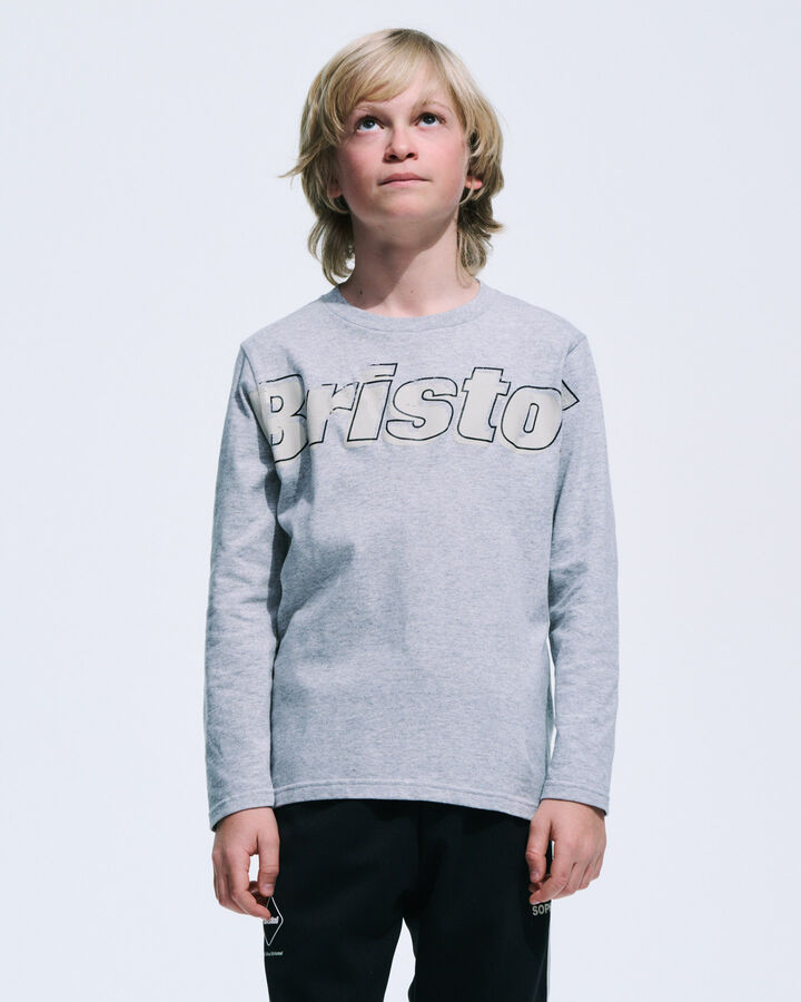 OVERLAY LOGO L/S TEE,GRAY, medium image number 2