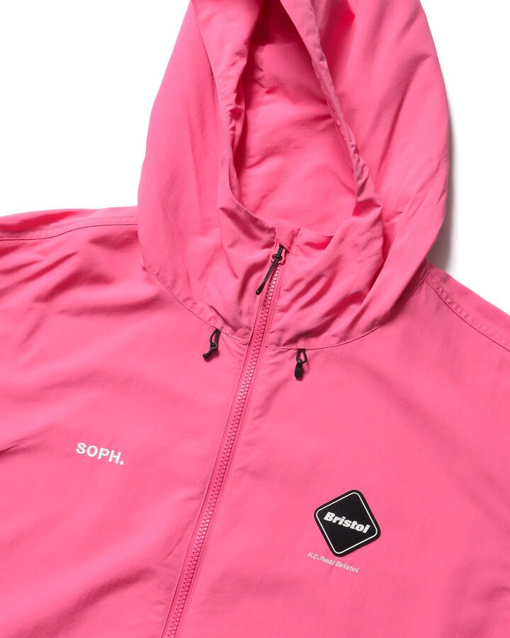 SUPPLEX NYLON HOODED BLOUSON,PINK, medium image number 2