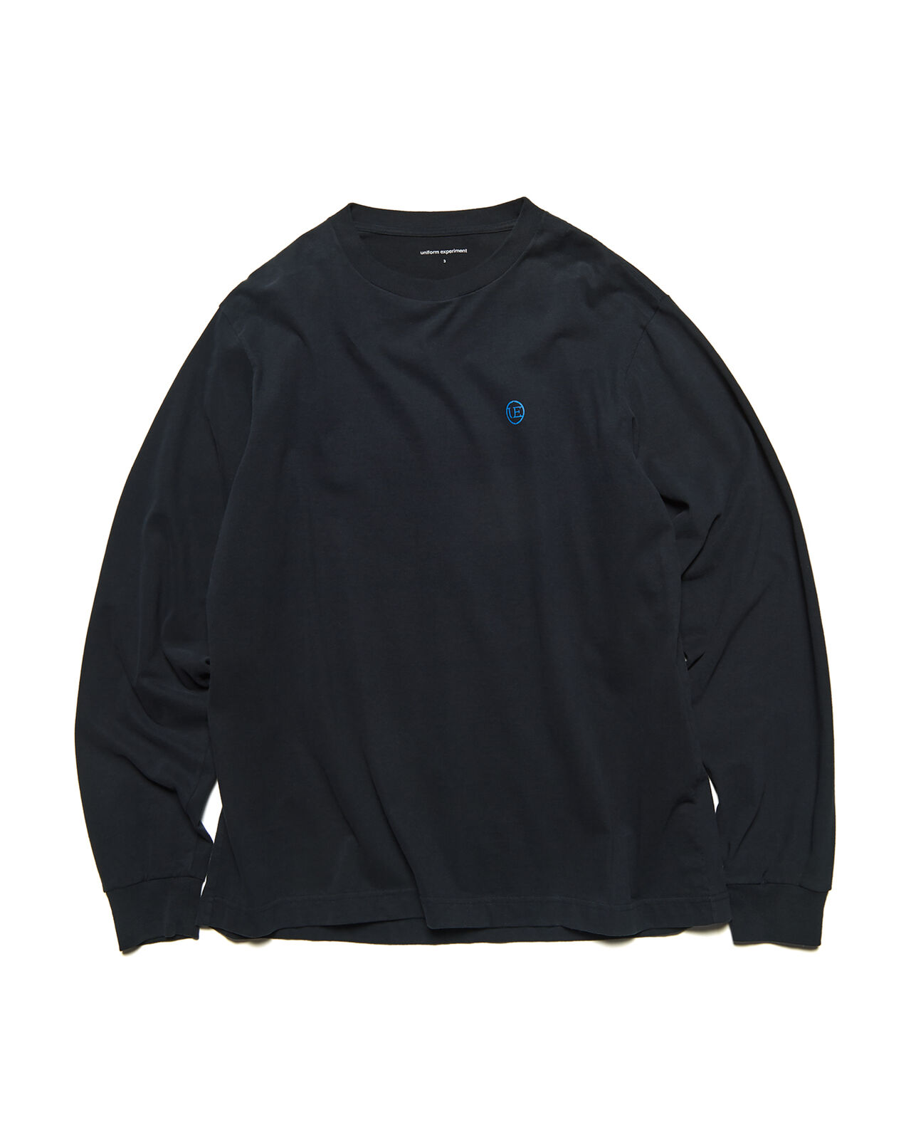 GRADATION LOGO L/S TEE,BLACK, large image number 0