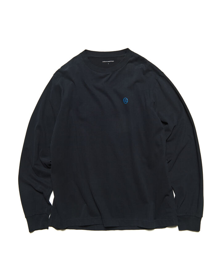 GRADATION LOGO L/S TEE,BLACK, medium