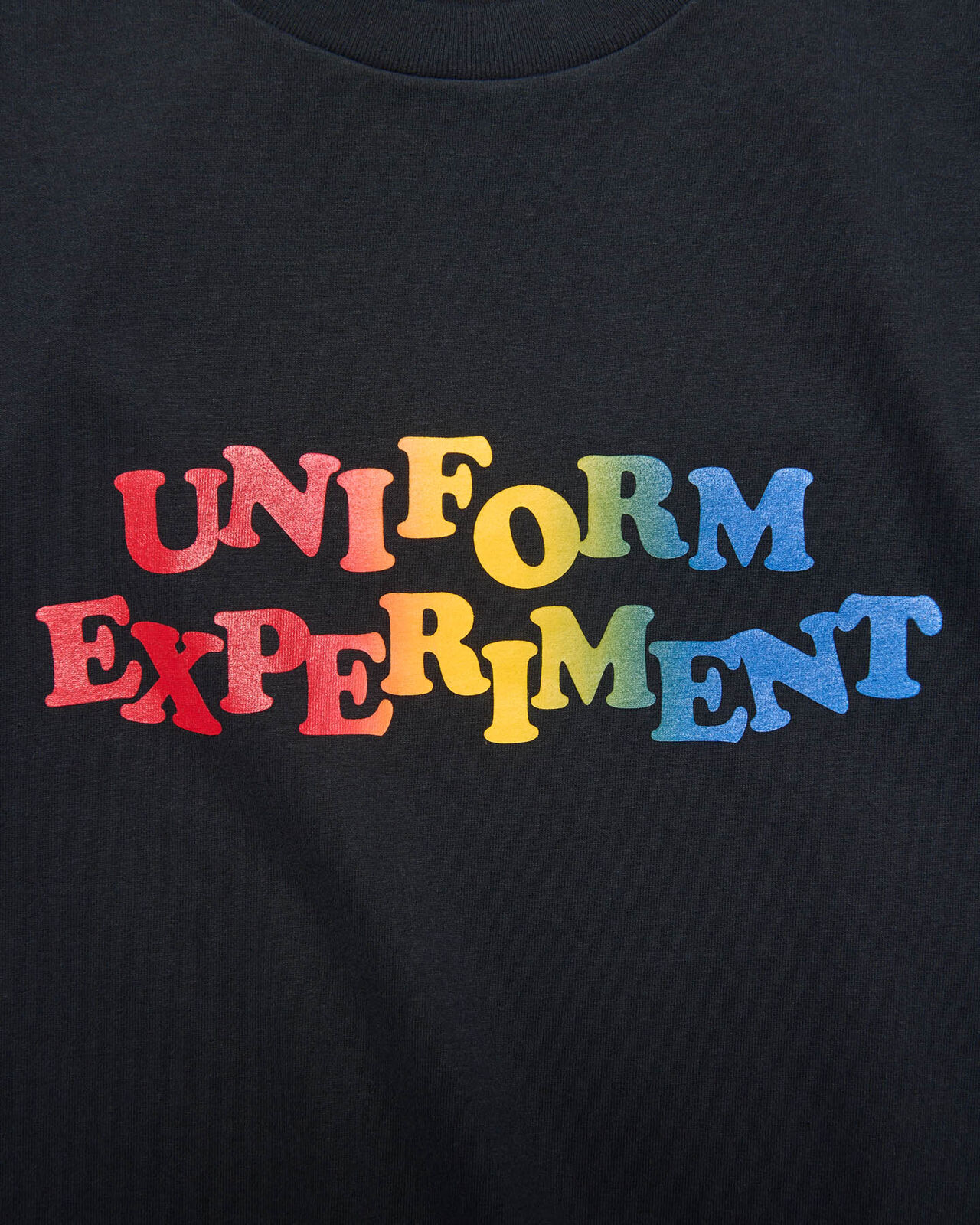 GRADATION LOGO S/S TEE,BLACK, large image number 2