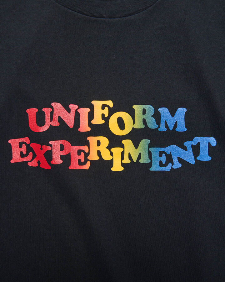 GRADATION LOGO S/S TEE,BLACK, medium image number 2