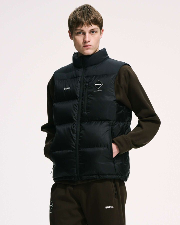 FIELD DOWN VEST,BLACK, medium image number 5