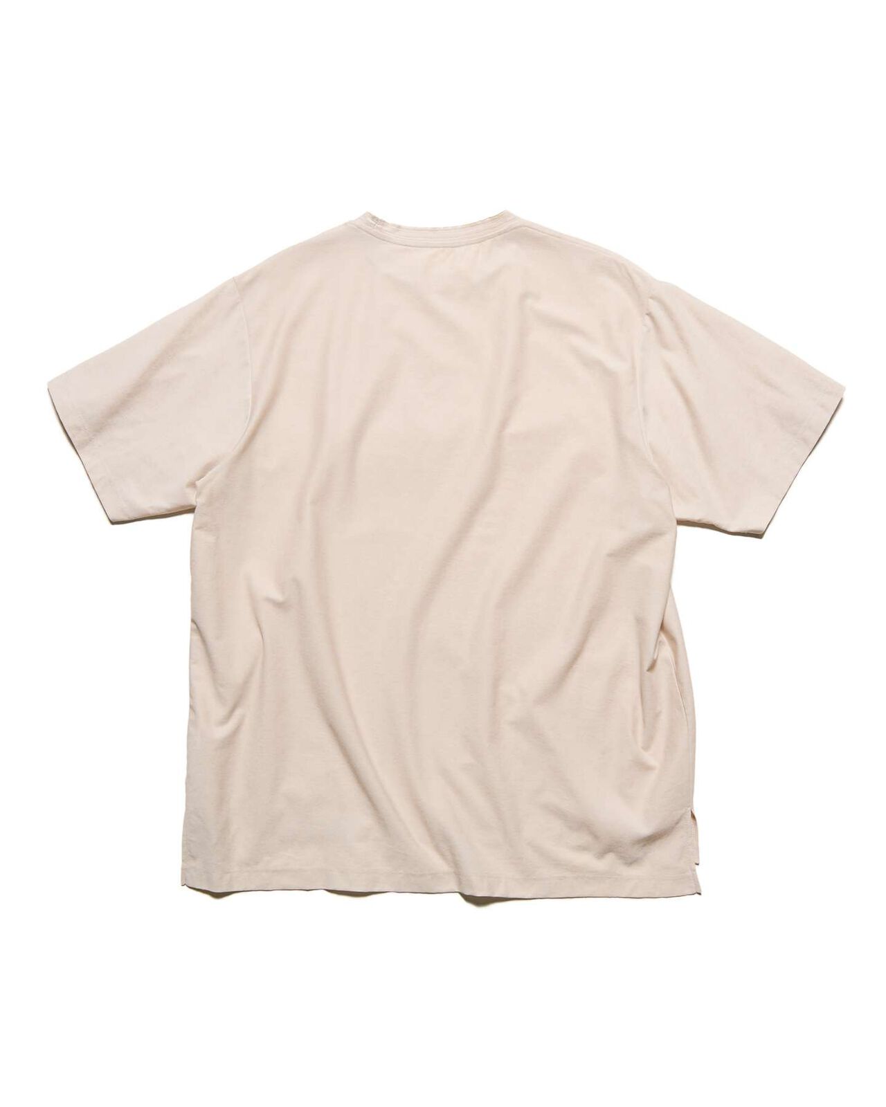DOUBLE LOCK STITCH TEE,BEIGE, large image number 1