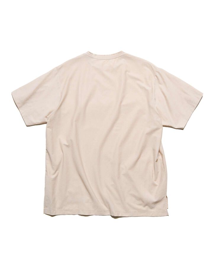 DOUBLE LOCK STITCH TEE,BEIGE, medium image number 1