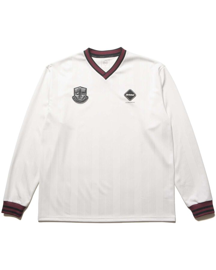 EXHIBITION L/S GAME SHIRT,WHITE, medium