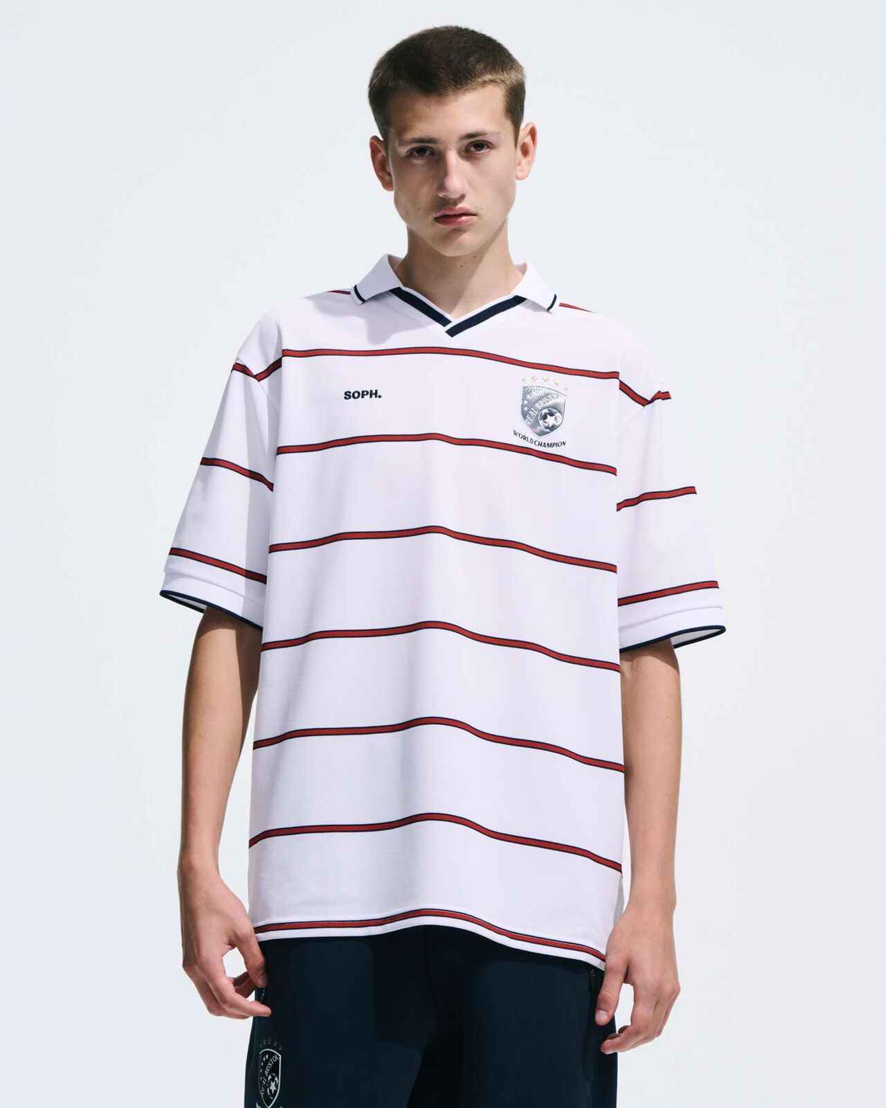 CHAMPIONS BORDER S/S GAME SHIRT,YELLOW, large image number 3