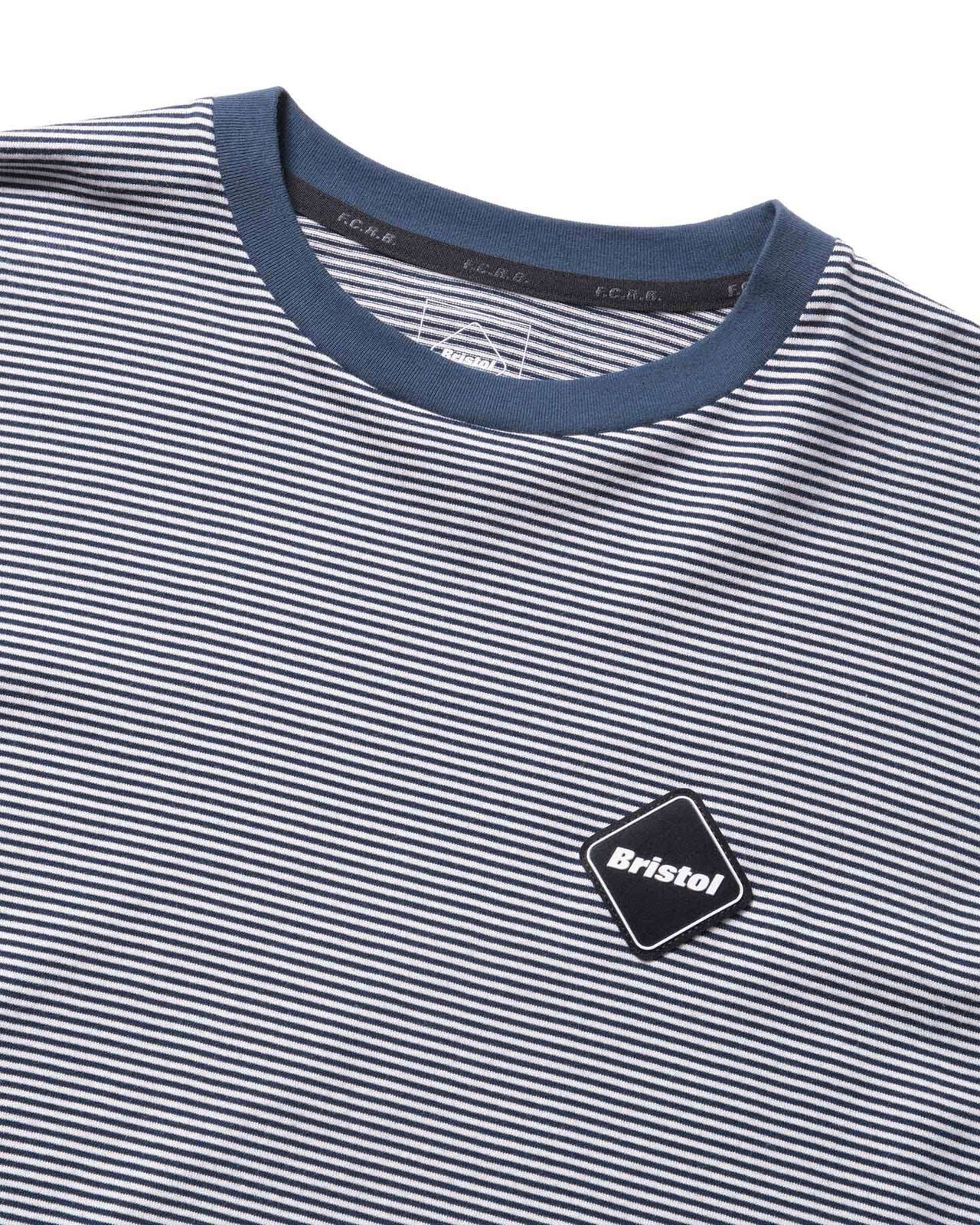 BORDER TEE,NAVY, large image number 2