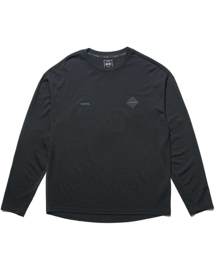 WOOL BLEND AUTHENTIC TOP,BLACK, medium