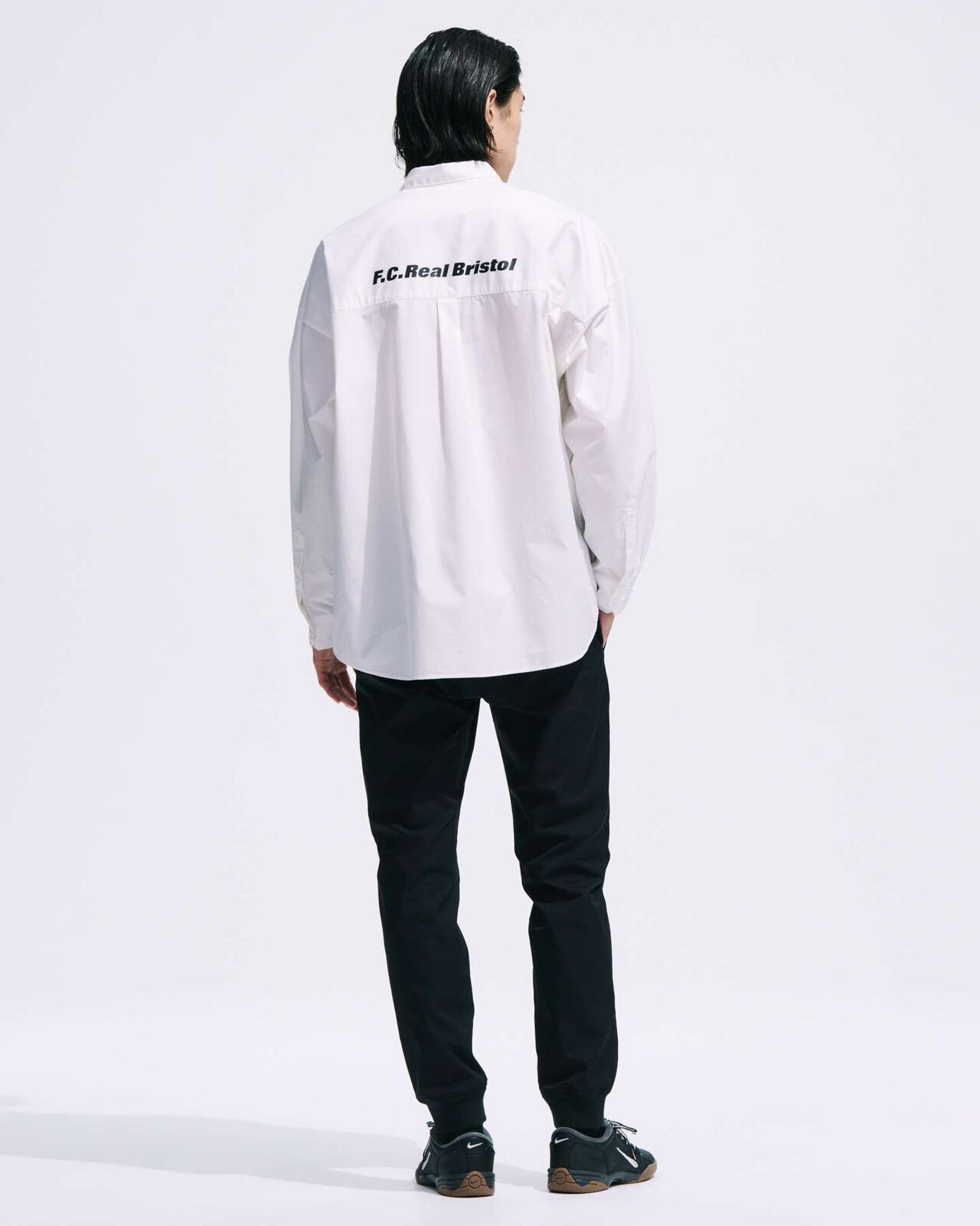 AUTHENTIC FLY FRONT L/S SHIRT,NAVY, large image number 5