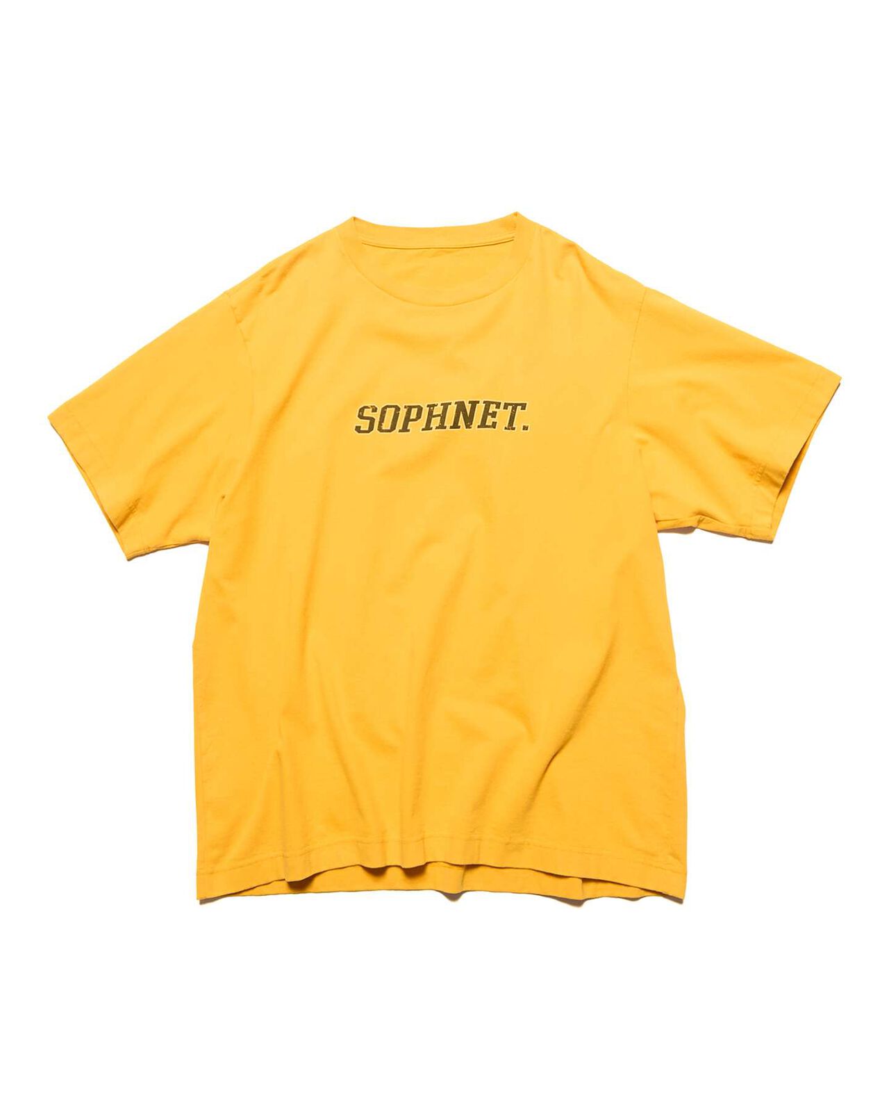 VINTAGE LOGO WIDE TEE,YELLOW, large image number 0