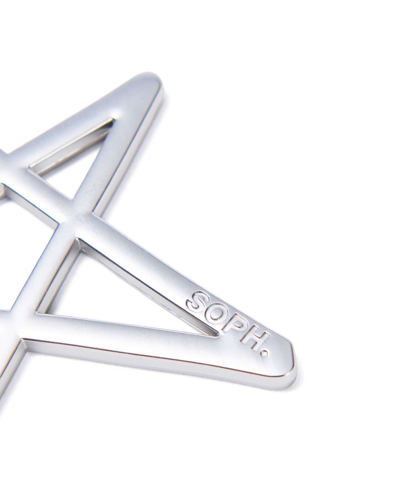 STAR KEYRING,SILVER, large image number 2