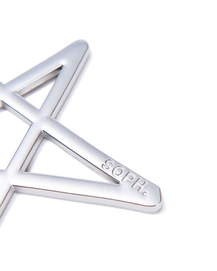 STAR KEYRING,SILVER, medium image number 2
