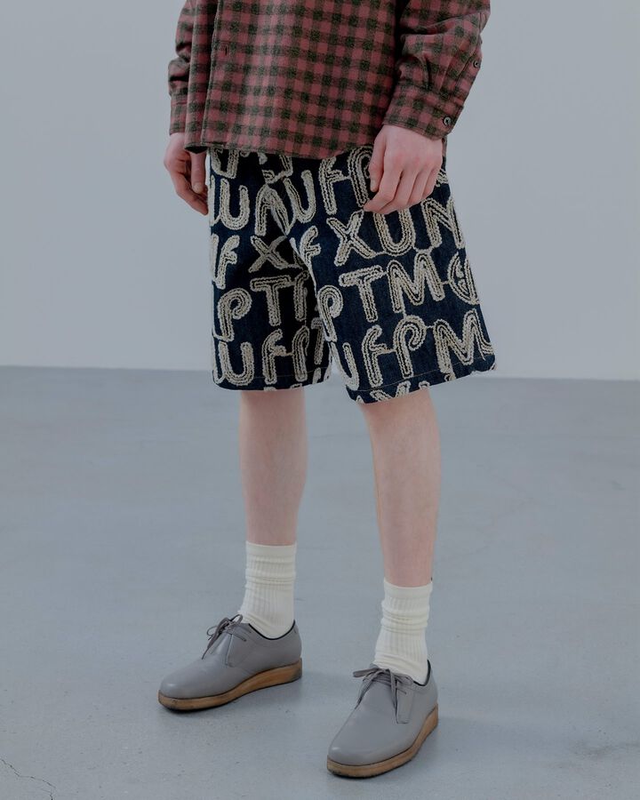 OVERFLOW DENIM SHORTS,INDIGO, medium image number 4