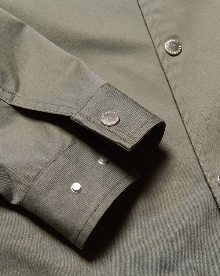 STRETCH TWILL COACH JACKET,KHAKI, medium image number 4