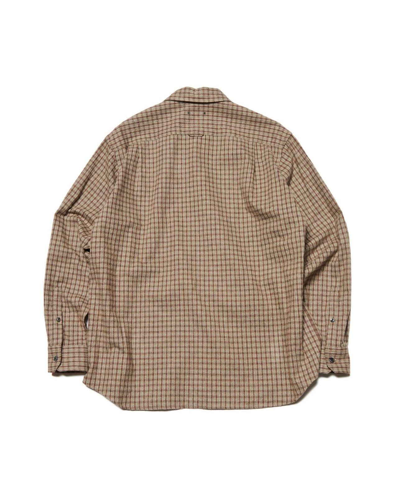 COTTON FLANNEL RELAX-FIT SHIRT,SAGE, large image number 1