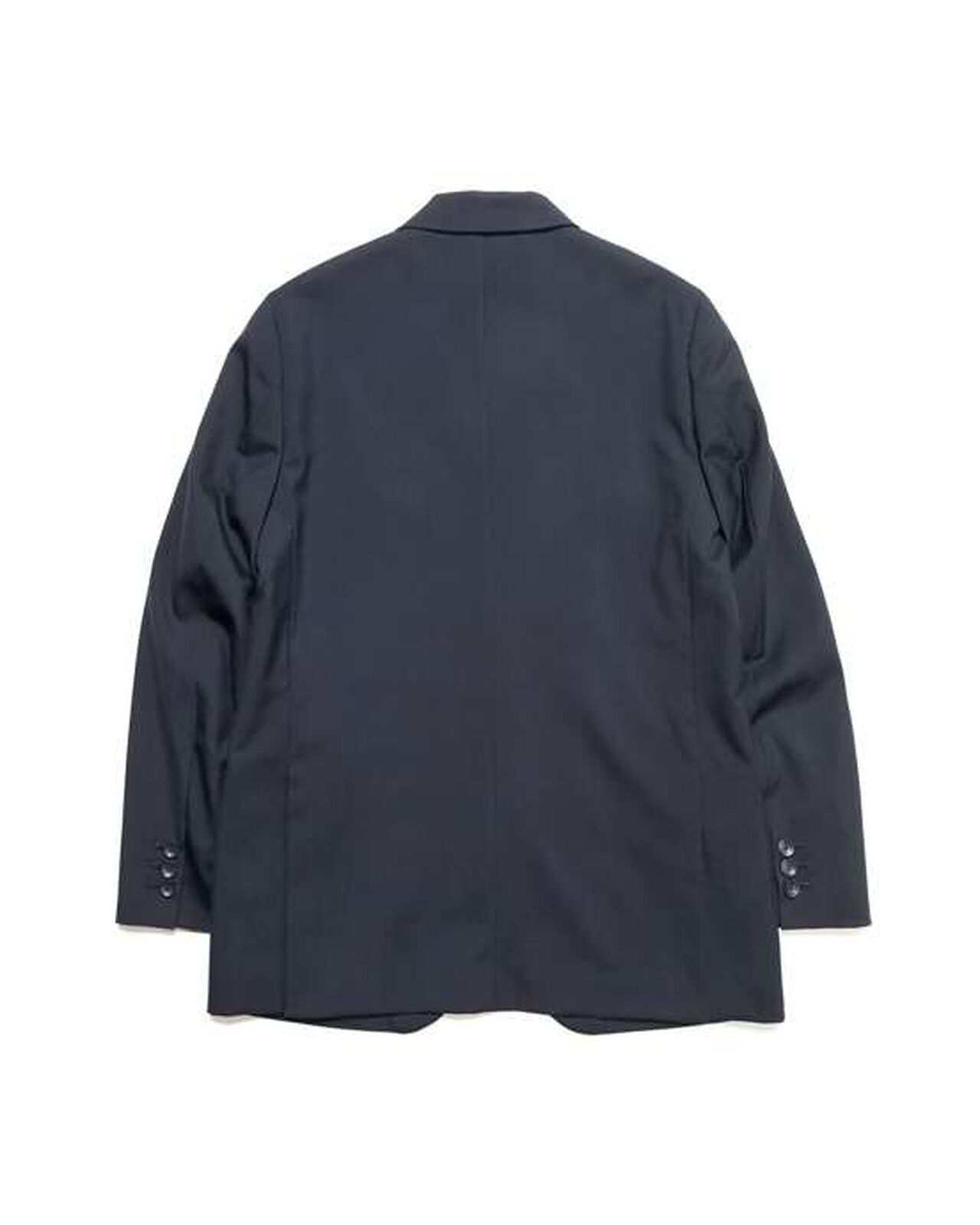 SUMMER MERINO WOOL STANDARD 2BUTTON JACKET,NAVY, large image number 1