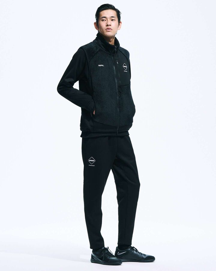 HYBRID FLEECE VEST,BLACK, medium image number 6