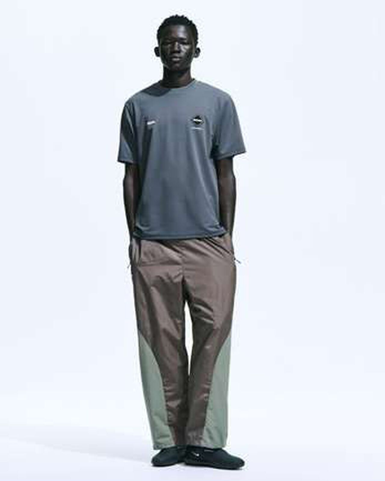 AUTHENTIC LOGO S/S TEAM TOP,BLACK, large image number 4