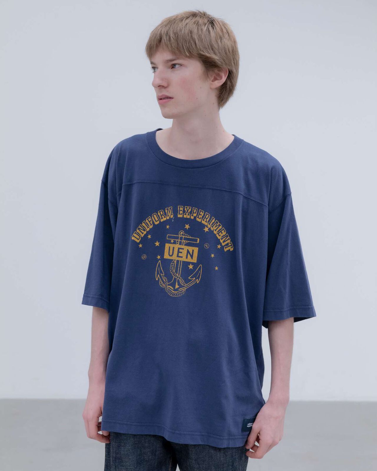 UEN FOOTBALL TEE,WHITE, large image number 5