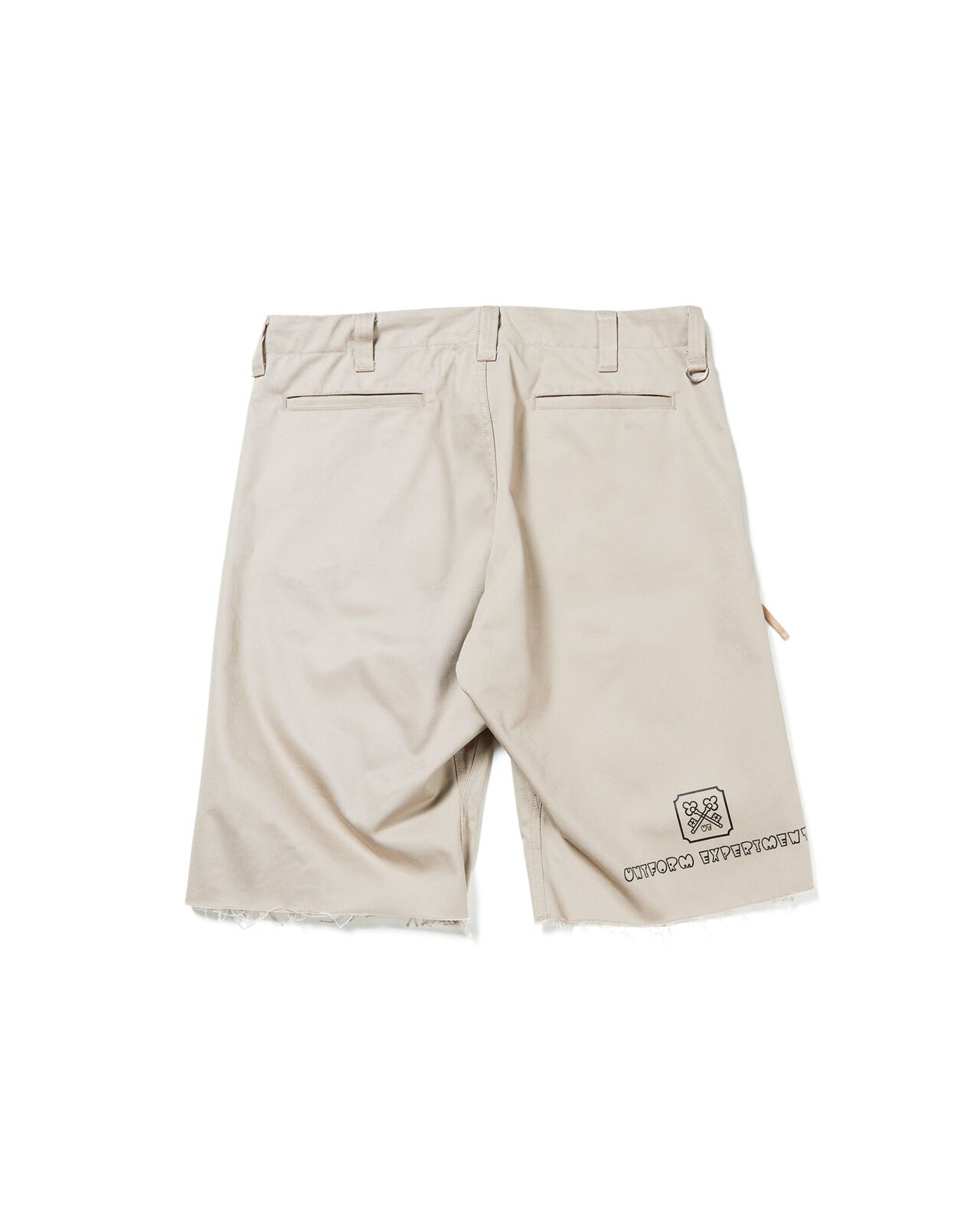 CUT OFF SHORTS,BEIGE, large image number 1