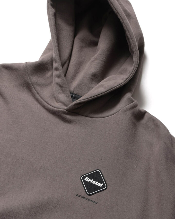 PANEL BAGGY SWEAT HOODIE,LIGHT BROWN, medium image number 2