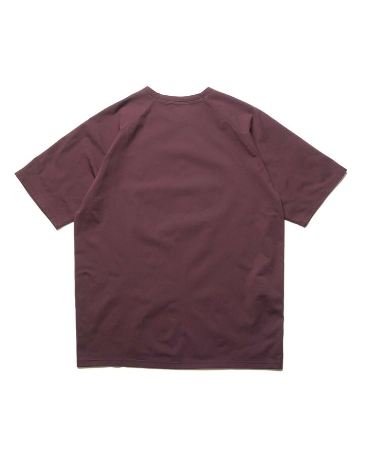 S/S TRAINING TOP & SHORTS,BURGUNDY, medium image number 2