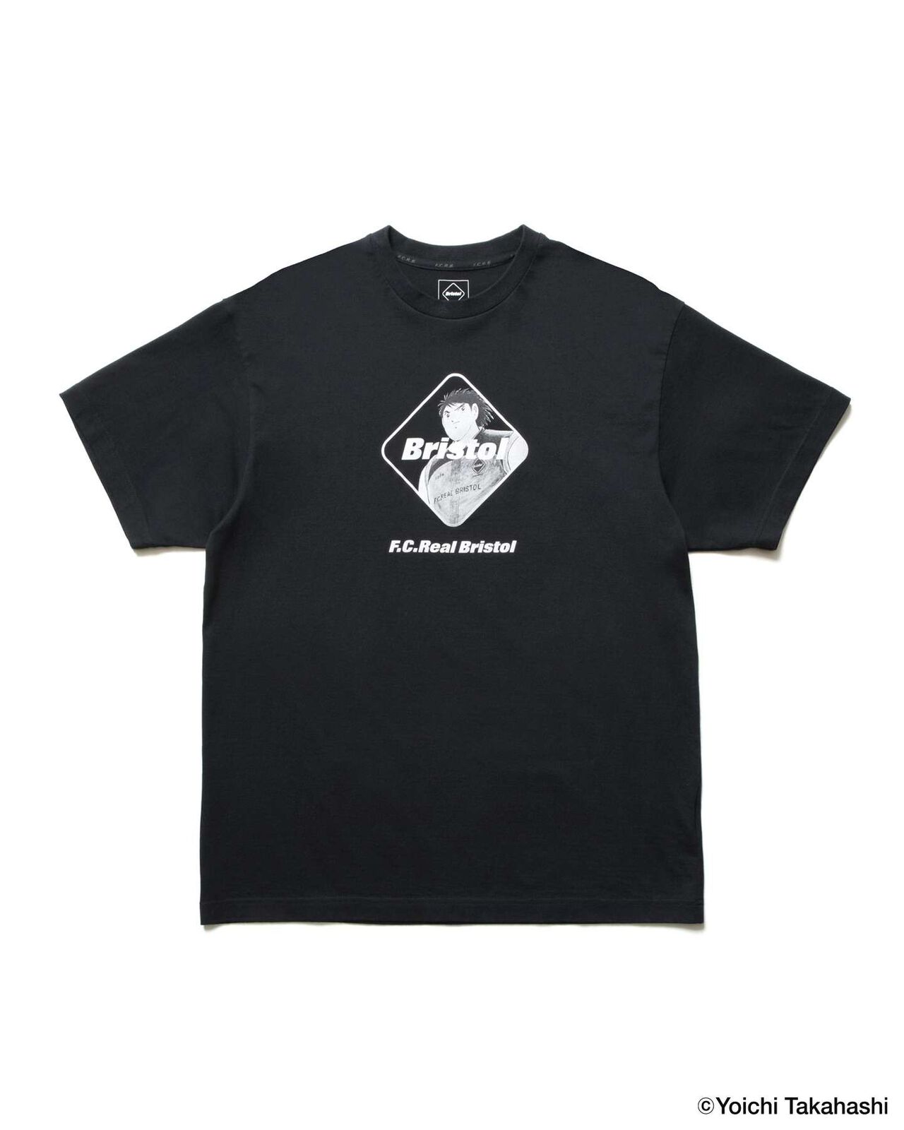 KOJIRO HYUGA EMBLEM TEE,BLACK, large image number 0