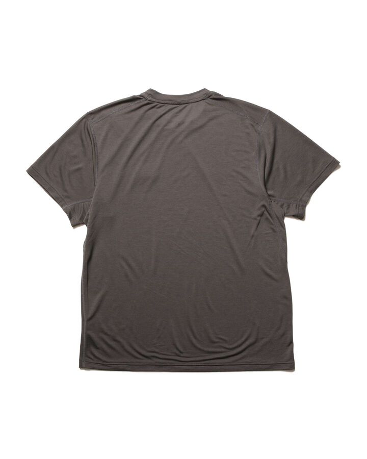POLARTEC S/S WORKOUT TOP,CHARCOAL GRAY, medium image number 1