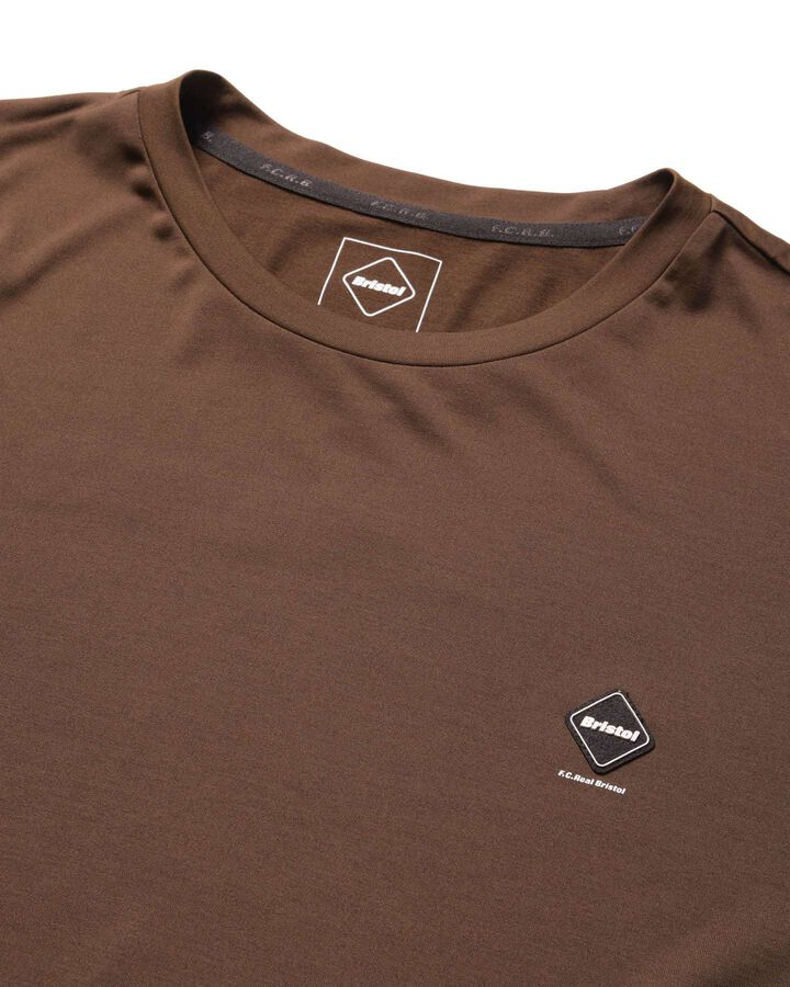 REFLECTIVE LOGO TECH DRY S/S TEE,BROWN, medium image number 2