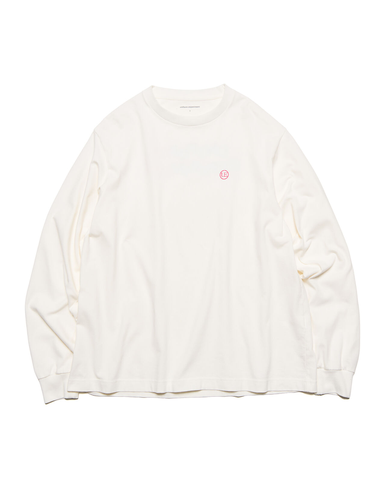 GRADATION LOGO L/S TEE,WHITE, large image number 0