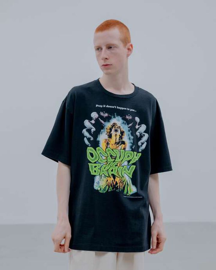 OCCUPY THE BRAIN TEE,BLACK, medium image number 3