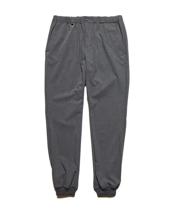 2WAY STRETCH SLIM-FIT RIBBED PANTS,CHARCOAL GRAY, medium image number 0