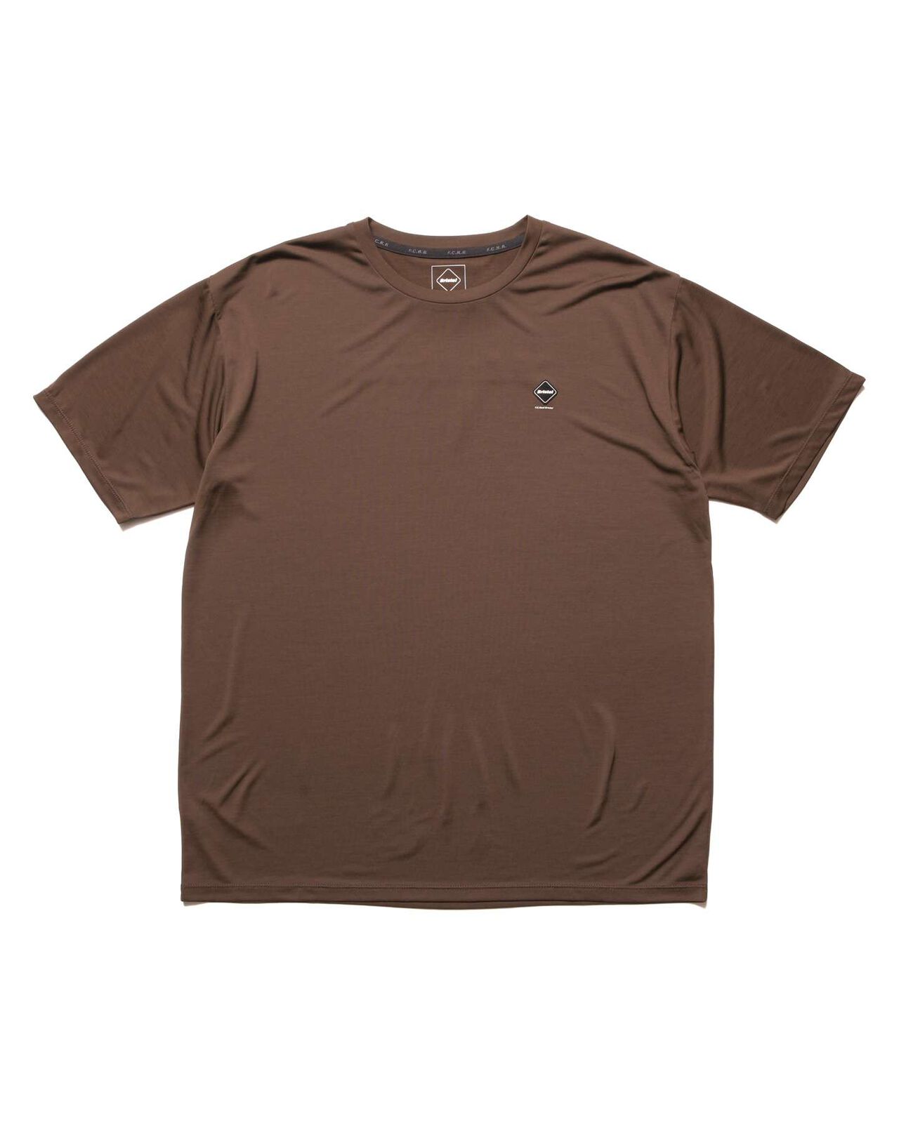 REFLECTIVE LOGO TECH DRY S/S TEE,BROWN, large image number 0