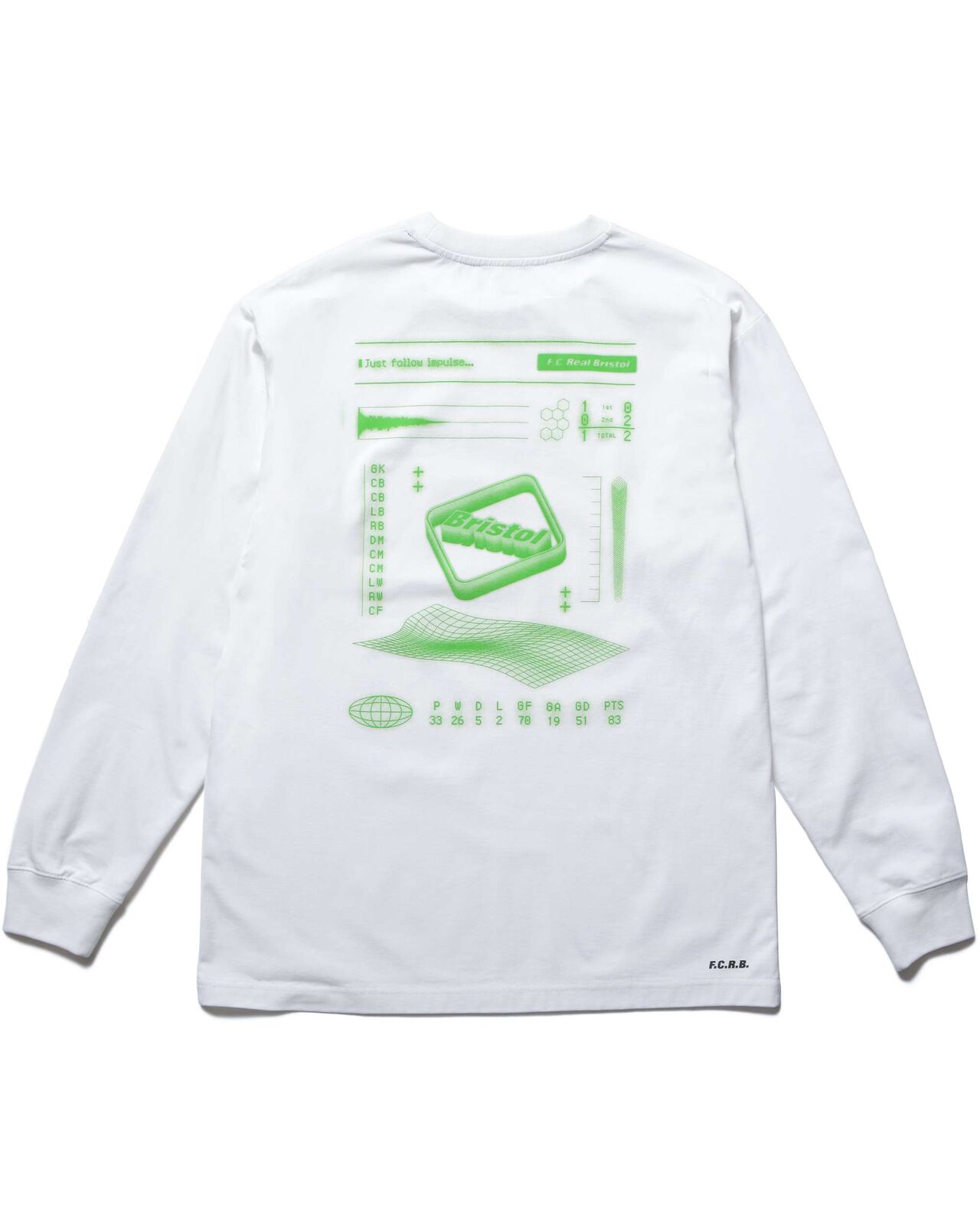 ANALYTICAL L/S TEE,WHITE, large image number 2