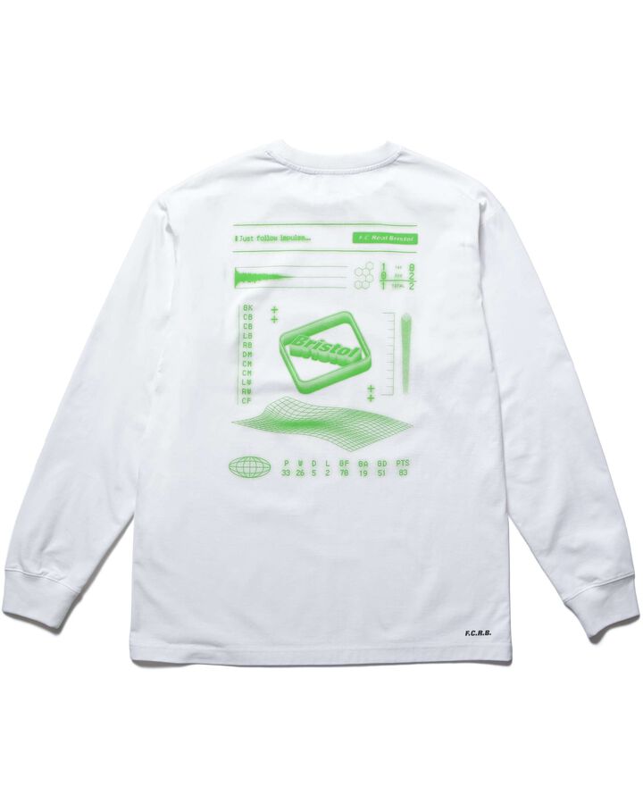 ANALYTICAL L/S TEE,WHITE, medium image number 2