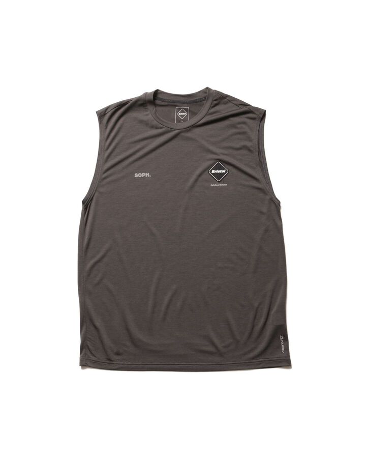 POLARTEC S/L WORKOUT TOP,CHARCOAL GRAY, medium