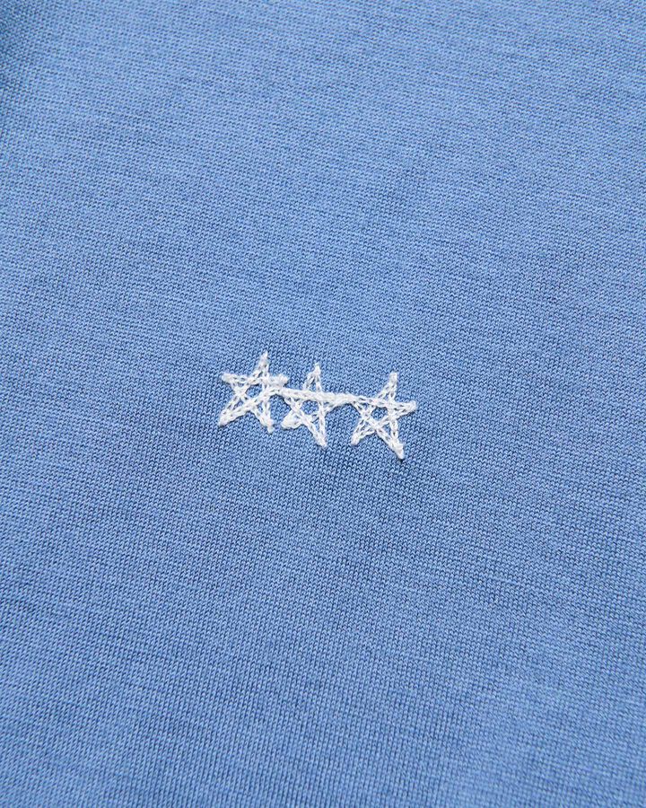 STAR STITCHED WASHABLE SWEATER,BLUE, medium image number 2