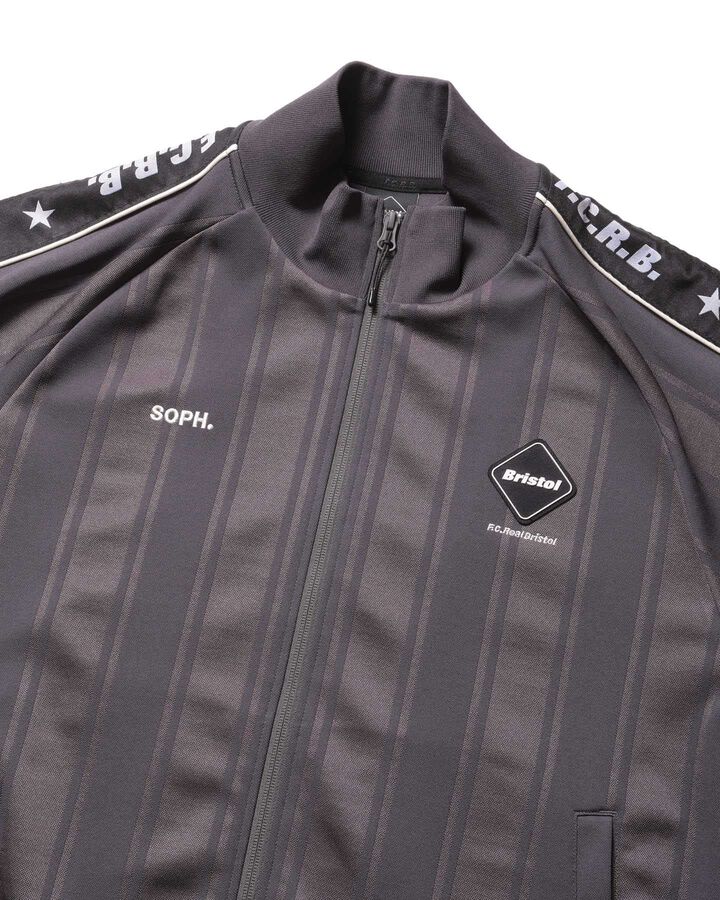 SHADOW WEAVE STRIPE JACKET,CHARCOAL GRAY, medium image number 2