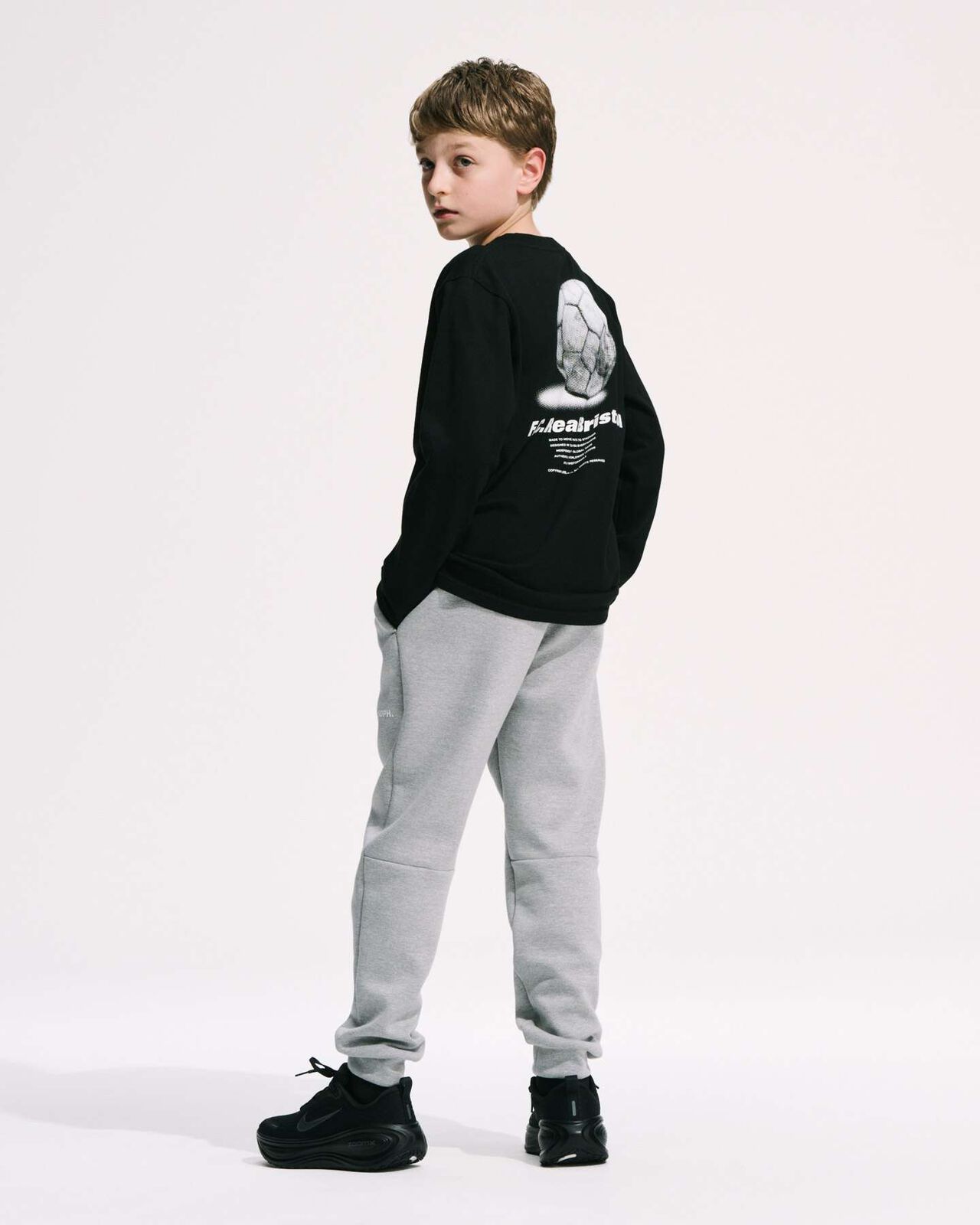 SPIRIT L/S TEE,BLACK, large image number 2