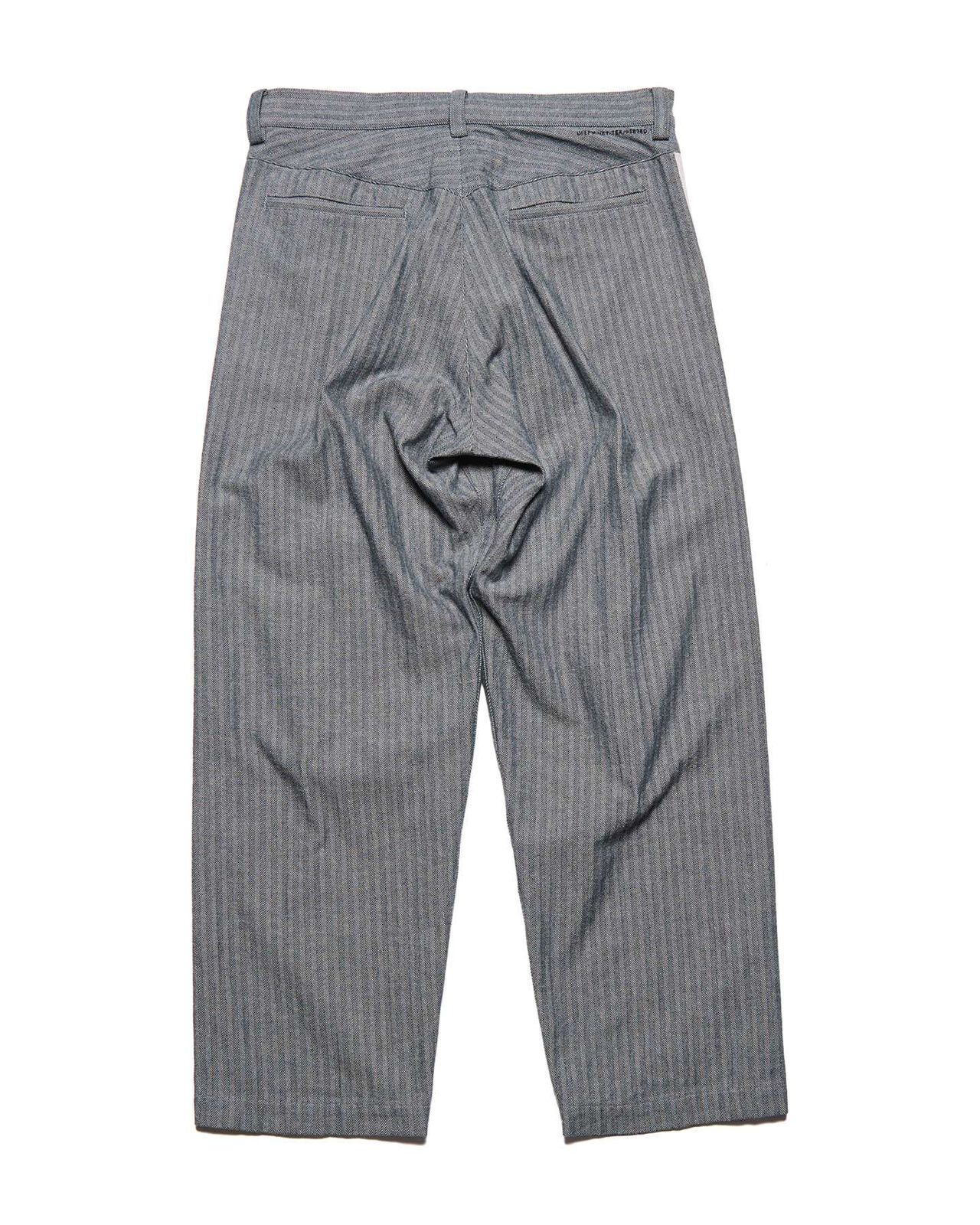 SELVAGE HERRINGBONE PANTS,CHARCOAL GRAY, large image number 1