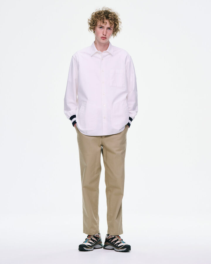 OXFORD RIBBED SHIRT,BLUE, medium image number 6