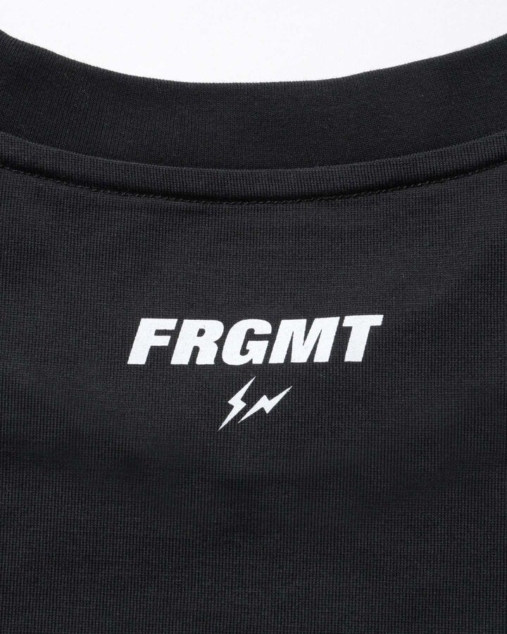 FRAGMENT: CAMOUFLAGE EMBLEM TEE,BLACK, medium image number 3