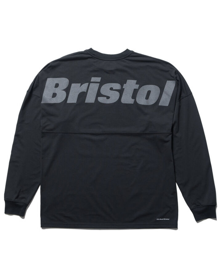BIG LOGO L/S BAGGY TEE,BLACK, medium image number 0