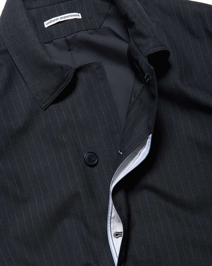 STRETCH WOOL FLY FRONT BLOUSON,A, medium image number 3