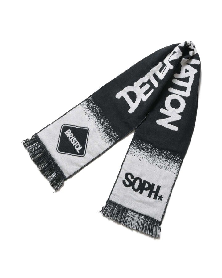 ERIC HAZE: SUPPORTER MUFFLER,BLACK, medium